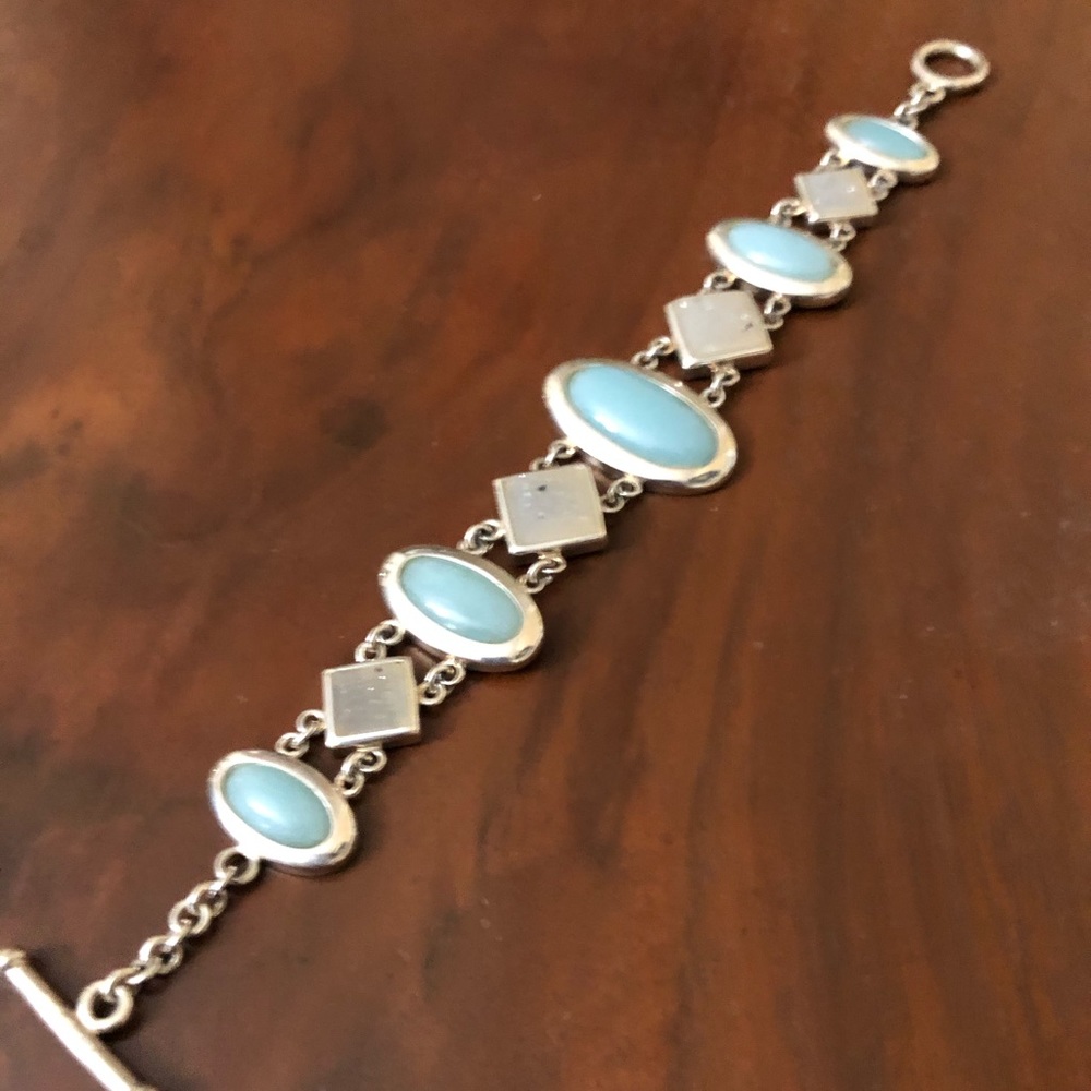 Milky Quartz druzy bracelet